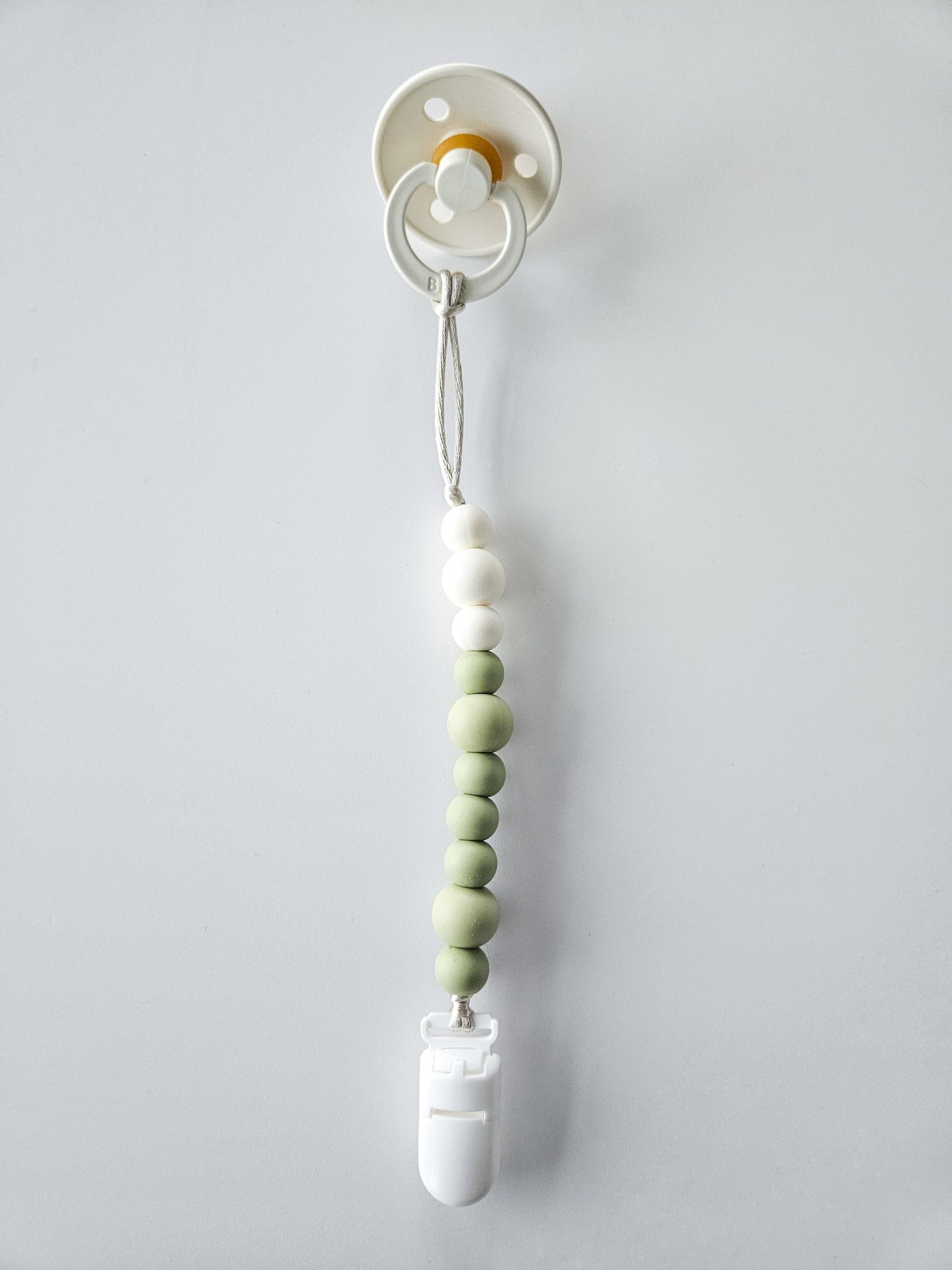 Attache-suce minimaliste | Sauge et ivoire