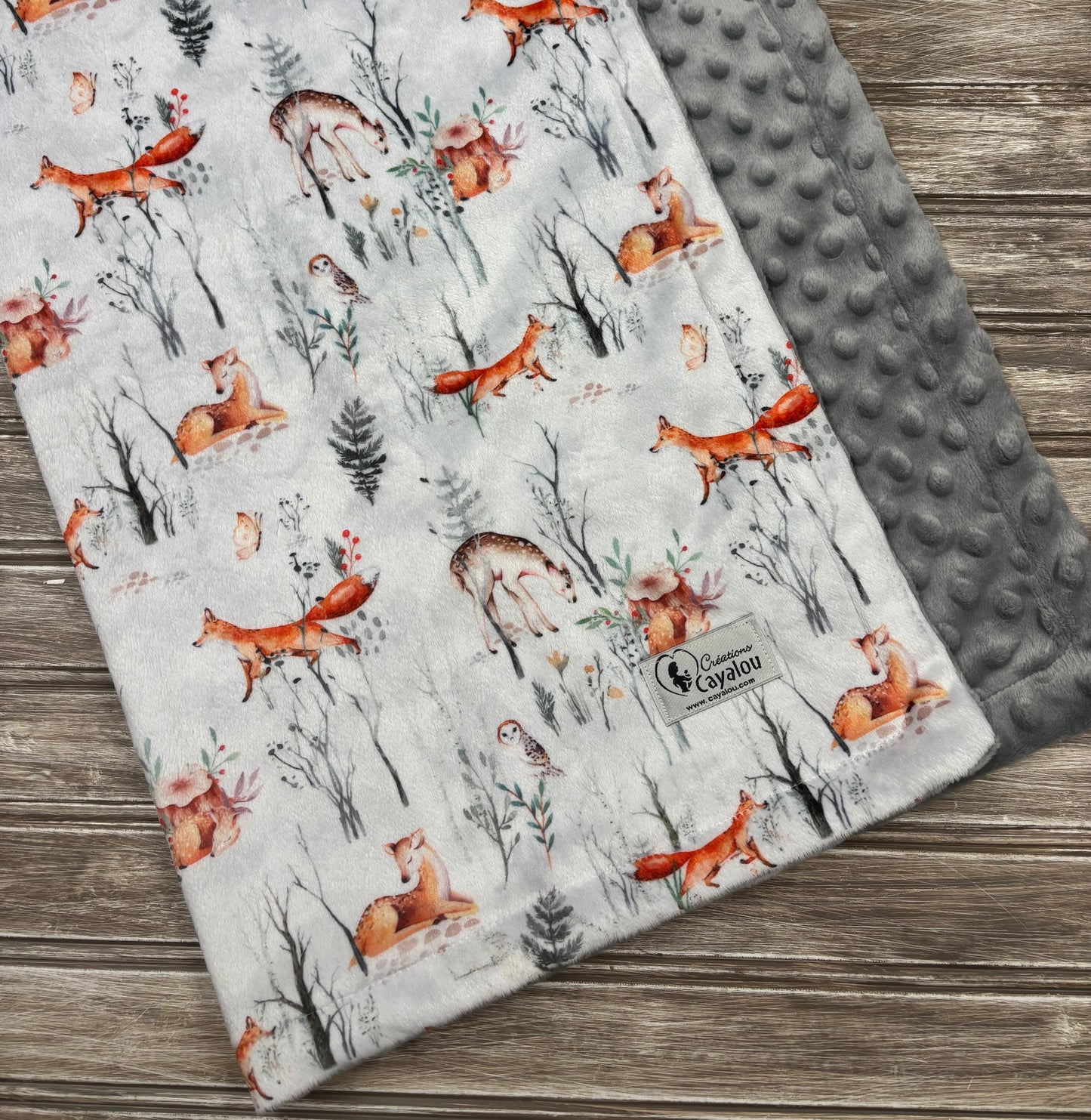 Doudou Minky Standard Renard