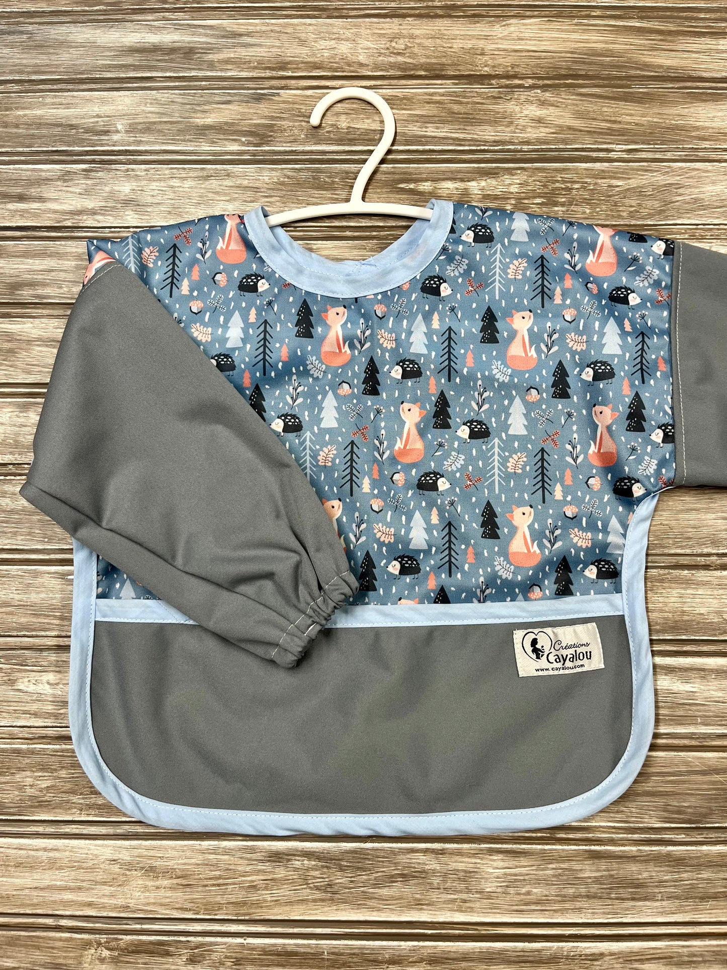 Tablier Imperméable Manche et Poche-Petit 6-18 mois