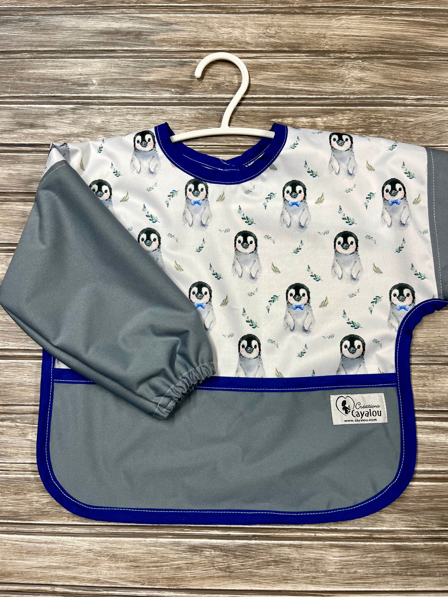 Tablier Imperméable Manche et Poche-Petit 6-18 mois