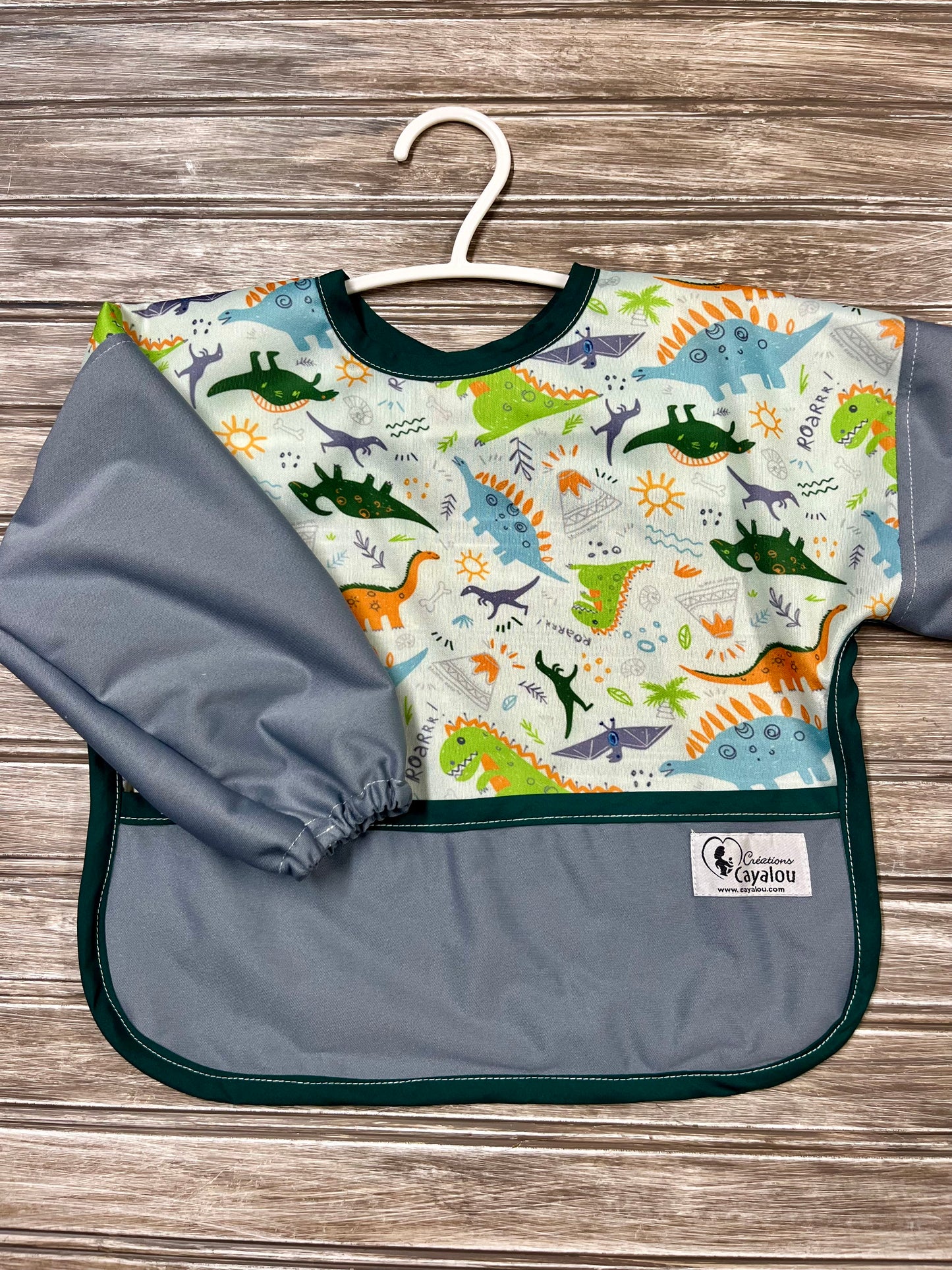 Tablier Imperméable Manche et Poche-Petit 6-18 mois