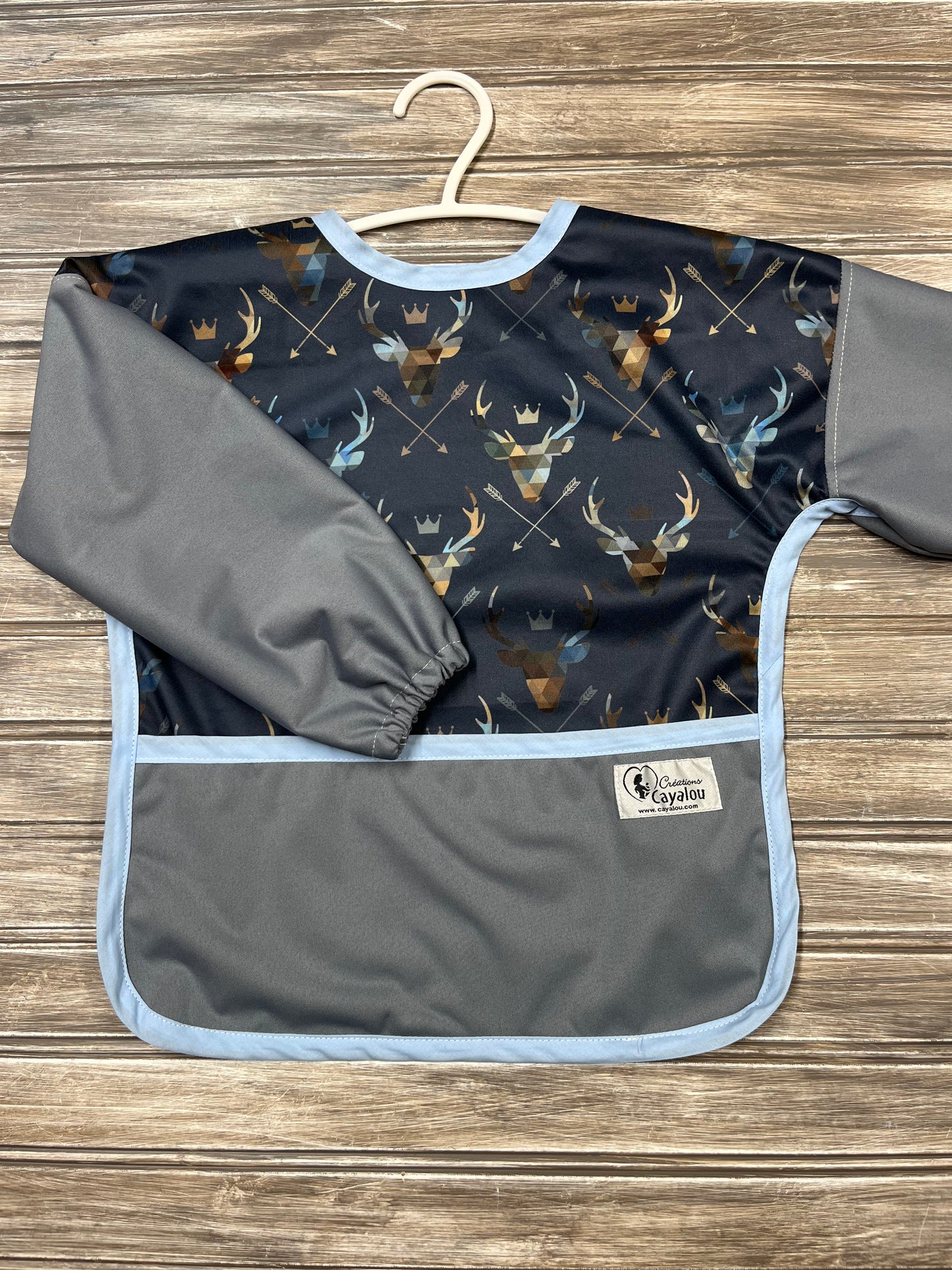 Tablier Imperméable Manche et Poche-Moyen 18-48 mois