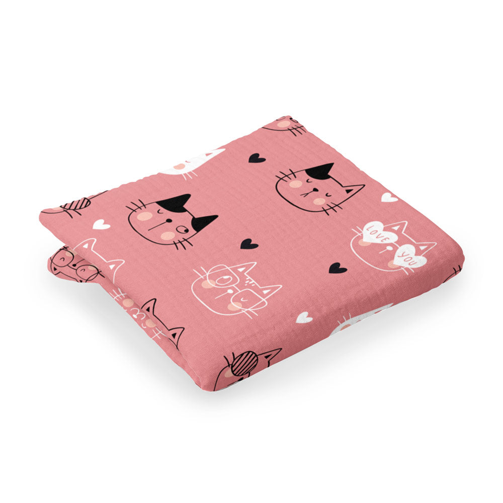 Mousseline de Bambou Chats