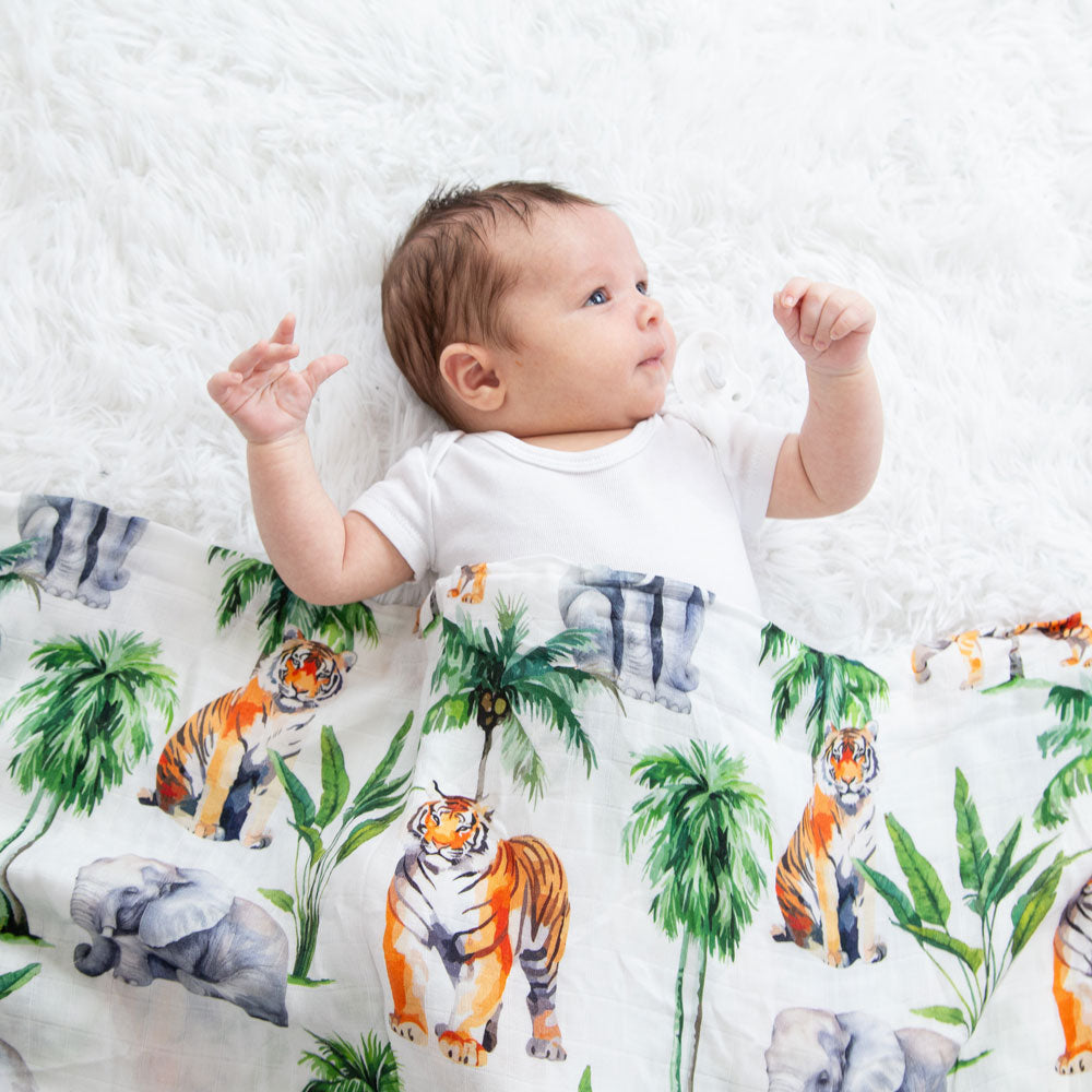 Mousseline de Bambou Jungle