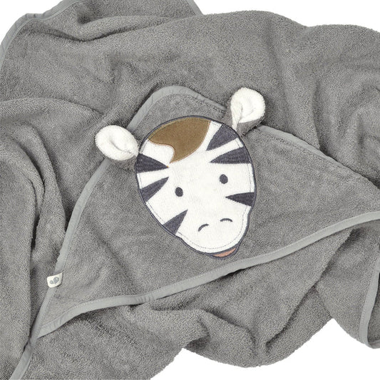 Serviette à capuchon pour bébé - Zebre